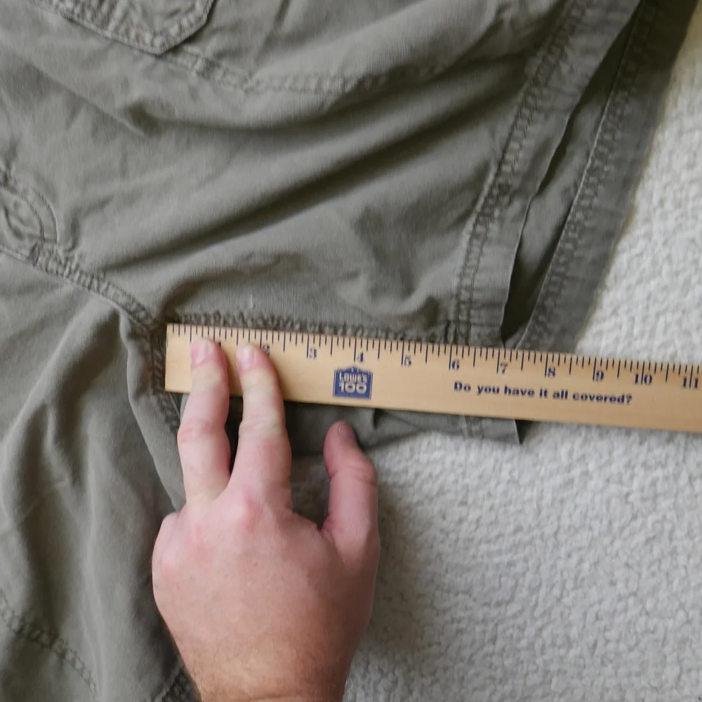 Wrangler Shorts Mens Size 40 Cargo Outdoor Utility Lightweight Gray Cotton